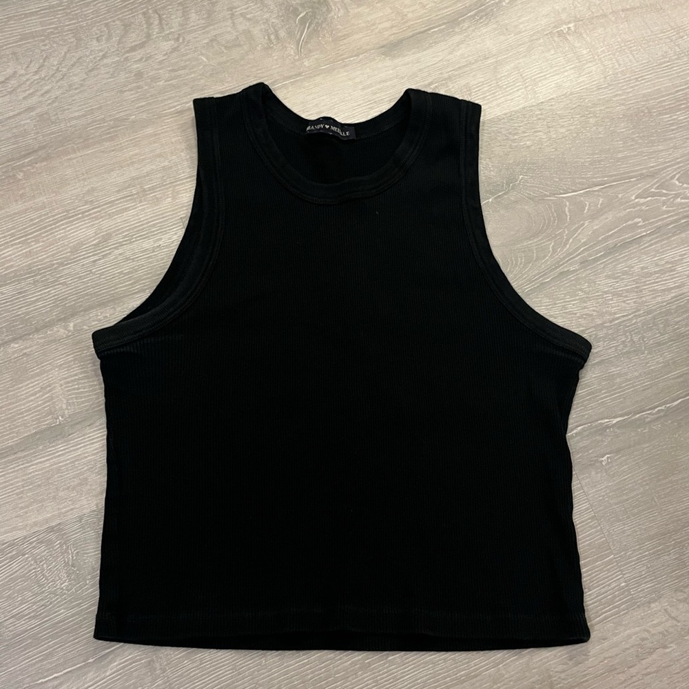 Brandy Melleville Ribbed Tank Top